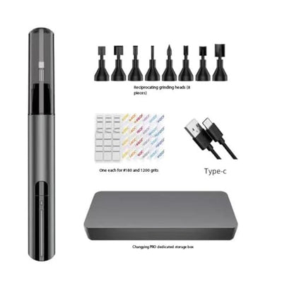 Reciprocating Electric Grinding Pen ES-A High Precision Model Tool for Military Models, Resin Kits Polishing,Miniature Crafting,DIY Hobby Accessories (ES-A PRO) - color: Es-a Pro