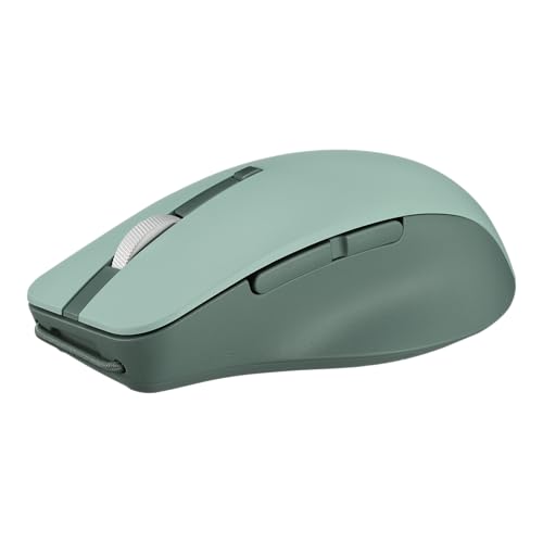 ASUS Wireless SmartO Mouse Silent Plus – Dual Mode (BT/2.4GHz), up to 3 Devices, Ergonomic, 4200 DPI, AA Battery Lasts up to 1 Year, Quiet Switches, Portable, for Productivity/Gaming - Green Tea Latte - color: Green Tea Latte