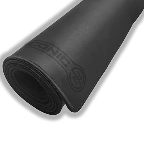 3XL Extended Gaming Mouse Pad/Mat 46"x20"(Stealth) - Large & Wide Desk Cloth Mousepad - Stitched/Water Proof/Non Slip Base - color: Stealth, size: 3XL 46"x20"