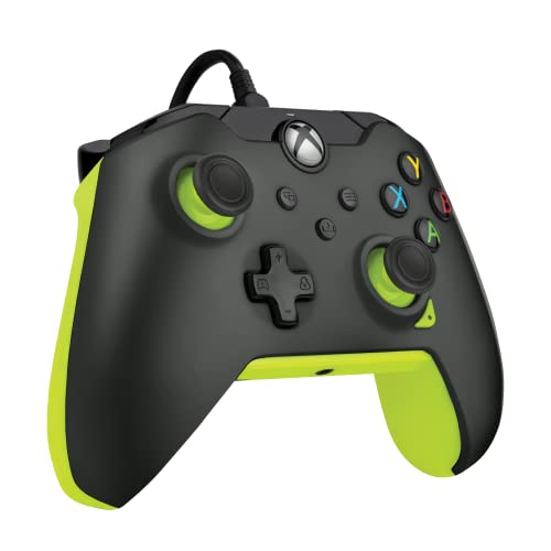 PDP Wired Controller Electric Black for Xbox Series X|S, Gamepad, Wired Video Game Controller, Gaming Controller, Xbox One, Officially Licensed - Xbox Series X - color: Electric Black