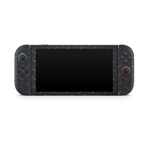 Gaming Skin Compatible with Nintendo Switch 2 Console Only - Black Diamond Plate - Premium 3M Vinyl Protective Wrap Decal Cover - Easy to Apply | Crafted in The USA by MightySkins
