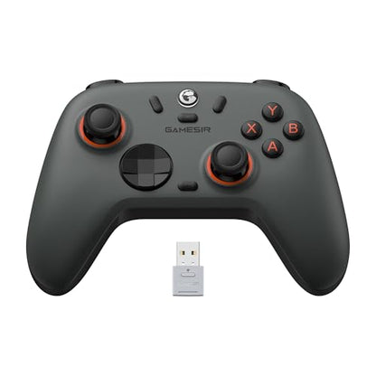 GameSir Nova Lite 2 Wireless PC Controller Hall Effect Sticks | Hall Effect Triggers,2.4G & Wired 1000Hz Polling Rate, Remappable Buttons - Compatible with PC/Switch/Steam/Android - color: Grey
