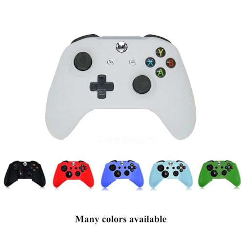 OSTENT Soft Protector Silicone Skin Case Cover Pouch for Microsoft Xbox One Controller Color White - color: White