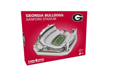 Pro Lion 3D Jigsaw Puzzle of Sanford Stadium Construction Building Kits - 93 Pieces | Georgia Bulldogs Football League Gifts for Boys, Adults, Men & Kids Aged 7+ | Puzzles Games Kit for Creative Fans - style: Georgia Bulldogs