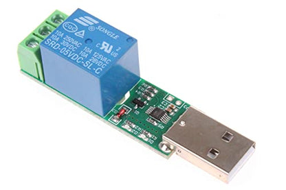 HID Drive-Free USB Computer Control Switch Relay Module USB Smart Switch Control Plug and Play (1-Channel USB) - size: 1-Channel USB