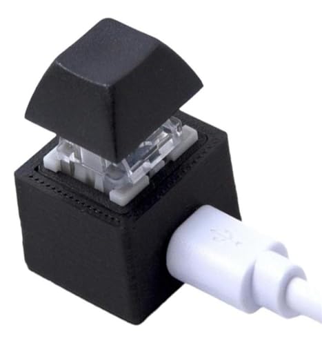 Programmable RGB Mini Macro Keypad with Blue Switch - Customizable Shortcut Keyboard for Gaming and DIY Projects