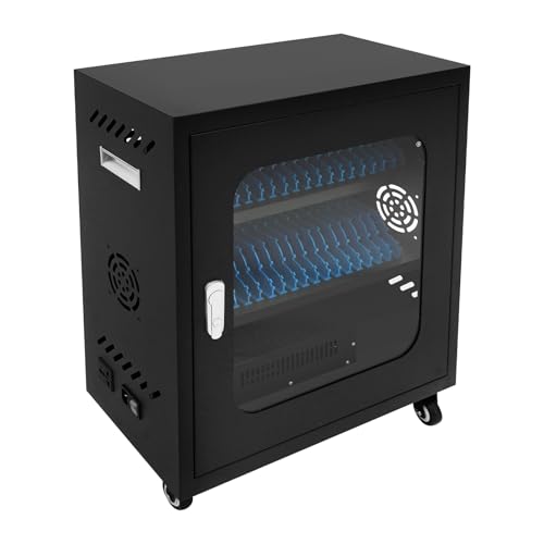 Rechargeable Mobile Phone Charging Cabinet,40 Slots Cell Phones Charging Station Portable Cellphone Charging Cart with Combination Lock, for Students and Employees, Tourists (40Slots) - size: 40Slots