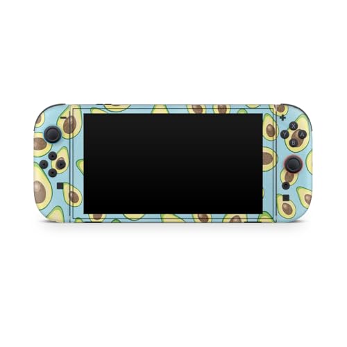 Glossy Glitter Gaming Skin Compatible with Nintendo Switch 2 Console Only - Blue Avocados - Premium 3M Vinyl Protective Wrap Decal Cover - Easy to Apply | Crafted in The USA by MightySkins - color: Blue Avocados, size: Switch 2 Console Skin Only, style: G