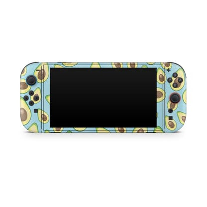 Glossy Glitter Gaming Skin Compatible with Nintendo Switch 2 Console Only - Blue Avocados - Premium 3M Vinyl Protective Wrap Decal Cover - Easy to Apply | Crafted in The USA by MightySkins - color: Blue Avocados, size: Switch 2 Console Skin Only, style: G