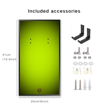 Display Wallboard for LEGO Technic Lamborghini 42161 Race Car Model Kit, Home or Office Decorative Wall Panels,Adult Collectibles Wall Mount Frame (No Car Included) (42161 Display Wallboard)