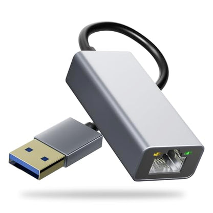 Cyberguys USB 3.0 to Ethernet Adapter, 1Gbps RJ45 LAN Network Dongle, Plug & Play, Compatible with Nintendo Switch, Windows, Mac, Chrome OS, TV Box, Laptop, PC - style: USB to Ethernet Adapter