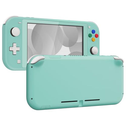 eXtremeRate Misty Green DIY Replacement Shell for Nintendo Switch Lite, NSL Handheld Controller Housing w/Screen Protector, Custom Case Cover for Nintendo Switch Lite - color: Misty Green