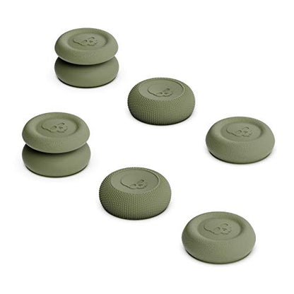 Skull & Co. Skin, CQC and FPS Thumb Grips Joystick Cap Analog Stick Cover for Steam Deck and ROG Ally- OD Green, Set of 6 - color: OD Green, size: Concave-6pcs