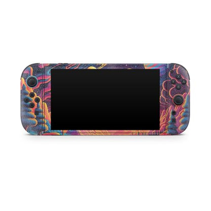 Glossy Glitter Gaming Skin Compatible with Nintendo Switch 2 Console Only - Surreal Starscape - Premium 3M Vinyl Protective Wrap Decal Cover - Easy to Apply | Crafted in The USA by MightySkins - color: Surreal Starscape, size: Switch 2 Console Skin Only,