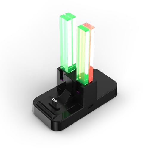 Dobe - 5 in 1 Charging Dock Compatible with Nintendo Switch for Joy Con & OLED Model Controller with Lamppost LED Indication, Charger Stand Station with Charging Cable
