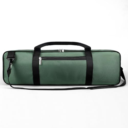 LEAP Chess Bag Only for Chess Sets Convenient Carrying Bag with Four Store Part for Roll-up Chess Board Chess Pieces Chess Clock, Carry Case of Chess Sets for Traveling or Camping Green - color: Green