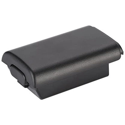 Brrnoo 5 PCS Battery Cover for Controller, Replacement Shell Case Kit with Anti Abrasion Material, Precise Appearance for Game Accessory (Black) - color: Black