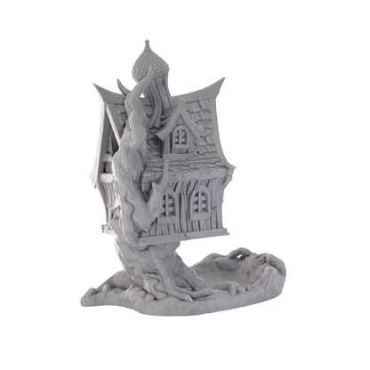Baba Yaga Dice Tower - Fantasy Gaming Accessory for Board Games, D&D & Tabletop RPGs (Paintable)