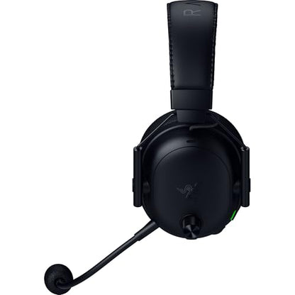 Razer BlackShark V3 Pro Wireless ANC Gaming Headset for PC, Black | Full Band Mic, 50mm Drivers, 2.4 GHz, Bluetooth, USB, 3.5mm, Works with Mac, PS5, Nintendo Switch, Smartphone, 70 Hr Battery - color: Black, style: PC