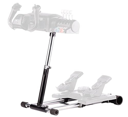 Wheel Stand Pro TB Flight Stand Compatible with Turtle Beach VelocityOne Flight Yoke, Throttle and TB rudders, Also Compatible with Saitek/Logitech Rudders. Flight gear not included.