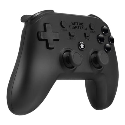 Retro Fighters Defender Next-Gen PS1 - PS2 - PS3 - PS Classic - Switch & PC Compatible Wireless Controller, Black - color: Black