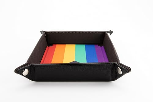 FanRoll Pride Dice Tray – Rainbow Flag - color: Rainbow Flag
