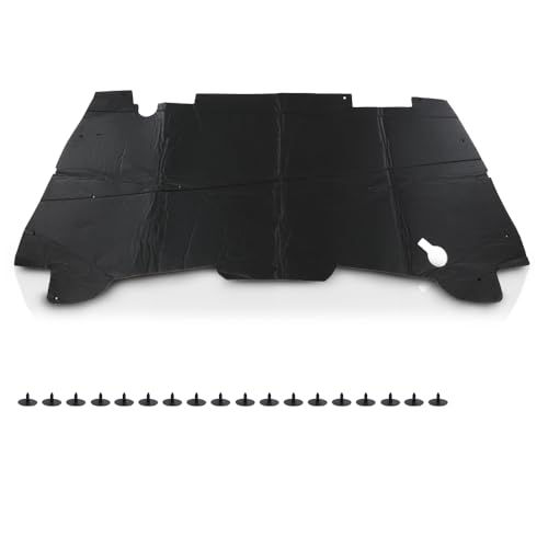 CNNELL Hood Insulation Pad Compatible with Dodge Ram 1500 1994-2001/Not Fit Durango Or Dakota, Not Fit for Diesel Black - style: 1994-2001 Ram 1500