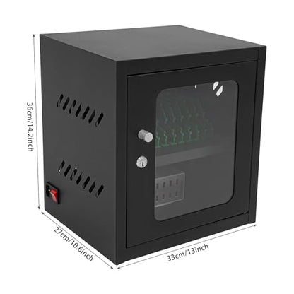 Rechargeable Mobile Phone Charging Cabinet,12 Slots Cell Phones Charging Station Portable Cellphone Charging Cart with Combination Lock, for Students and Employees, Tourists (12Slots) - size: 12Slots