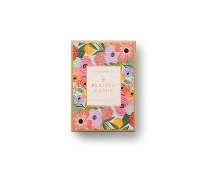 RIFLE PAPER CO. Garden Party Themed Playing Cards for Adults, Standard Deck of Cards for Card Games and Poker at Home or Party, Beautiful Printed Floral Design