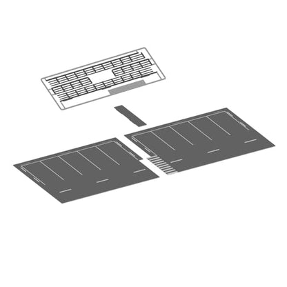 Outland Models Miniatures Car Parking Lot (Line) 1:64 S Scale