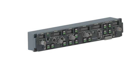 SYDYSOSO Cockpit Simulator 737X MCP Flight Simulator Mode Control Panel, Full Scale 1:1 Replica Mode Control Panel, Realistic Operation, Plug and Play, USB, Compatible With PC
