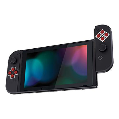eXtremeRate DIY Replacement Shell Buttons for Nintendo Switch & Switch OLED, Classics NES Style Soft Touch Housing with Full Set Button for Joycon Handheld Controller - Console Shell NOT Included - color: Classic NES Style
