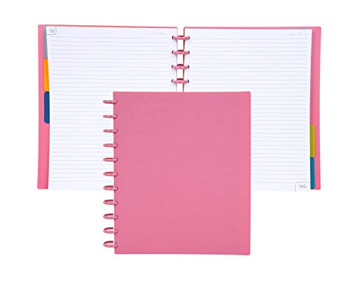 Talia Discbound Notebooks, Planner, Customizable, (Canyon Clay w/Canyon Clay Discs, Letter (8.5in x 11in)) - color: Canyon Clay W/Canyon Clay Discs, size: Letter (8.5in x 11in)