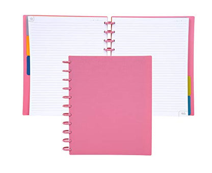 Talia Discbound Notebooks, Planner, Customizable, (Canyon Clay w/Canyon Clay Discs, Letter (8.5in x 11in)) - color: Canyon Clay W/Canyon Clay Discs, size: Letter (8.5in x 11in)