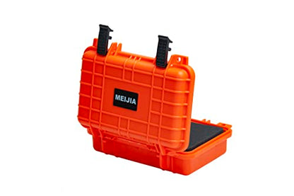 MEIJIA Portable All Weather Waterproof Protective Hard Case, Small Camera Case,Dry Case with Customizable Foam,Fit Use of Drones, Camera,Equipments, 11.65 ”x8.35”x3.78” - color: Orange