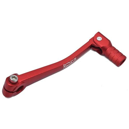 CNC Aluminum Gear Shifter Lever, Foldable Gear Shift Lever Fit for 50cc 110cc 250cc CRF50 XR50 XR CRF Dirt Pit Monkey Bike Motorcycle ATV Quad Accessory Red Red - color: Red