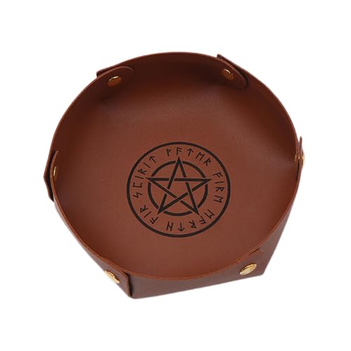 Roller Dices Game Storage Tray Bracelets Jewelry Storage Tray Thick Dices Box Storages Bag Game Accessories Jewelry Holder Box - color: B