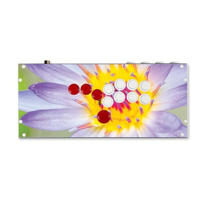Gaming Skin Compatible with Hit Box (PS4/PC) - Lotus Flower - Premium 3M Vinyl Protective Wrap Decal Cover - Easy to Apply | Crafted in The USA by MightySkins - color: Lotus Flower