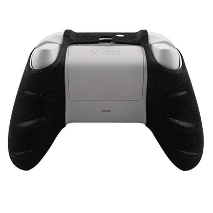 RALAN Glitter Controller Skin for Xbox Series, Anti-Slip Silicone Controller Cover Protector Case Compatible for Xbox Series Gamepad Joystick with 4 Cat Caps and Black Pro Thumb Grip x 8. - color: Black