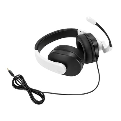 Alomejor Noise Cancelling Gaming Headset with Adjustable Padded Ear Cushions Fit for Comfortable Gaming Sessions, 3.5MM, ABS Material, 1 Unit