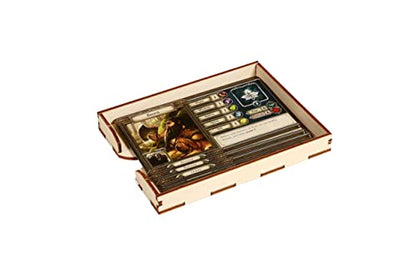 The Broken Token Game Organizer Compatible with The Lord of The Rings: Spreading War Expansion - Wooden Game Organizing Box with Multiple Trays and Dividers - style: Spreading War Expansion