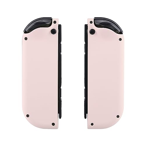 eXtremeRate DIY Replacement Shell Buttons for Nintendo Switch & Switch OLED, Cherry Blossoms Pink Housing Case with Full Set Button for Joycon Handheld Controller [Only the Shell, NOT the Joycon] - color: Cherry Blossoms Pink