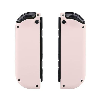 eXtremeRate DIY Replacement Shell Buttons for Nintendo Switch & Switch OLED, Cherry Blossoms Pink Housing Case with Full Set Button for Joycon Handheld Controller [Only the Shell, NOT the Joycon] - color: Cherry Blossoms Pink