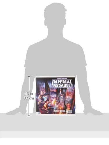 Star Wars Imperial Assault Board Game Heart of the Empire EXPANSION - Epic Sci-Fi Miniatures Strategy Game for Kids and Adults, Ages 14+, 1-5 Players, 1-2 Hour Playtime, Made by Fantasy Flight Games - size: Campaign Expansion, style: Heart of the Empire