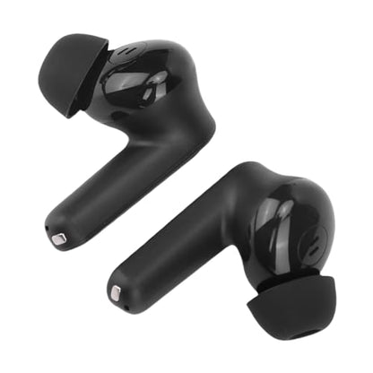 Gaming Earbuds with Noise Cancelling Mic 2.4GHz Dual Mode for PC and Mobile Gaming (Black) - color: Black