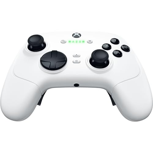 Razer Wolverine V3 Pro Wireless Gaming Controller: Licensed for Xbox Series X|S, Xbox One, Windows PC - 6 Remappable Buttons - Fast Triggers - Customizable Thumbsticks - Wired Tournament Mode - White - color: White