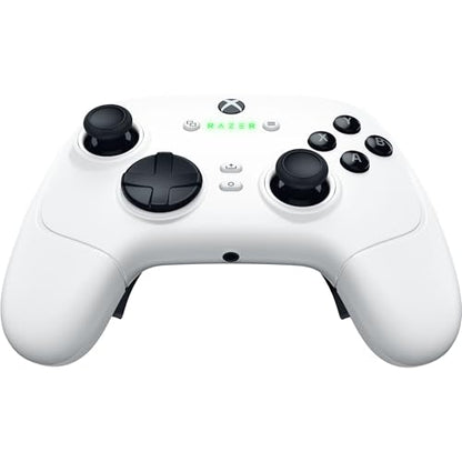 Razer Wolverine V3 Pro Wireless Gaming Controller: Licensed for Xbox Series X|S, Xbox One, Windows PC - 6 Remappable Buttons - Fast Triggers - Customizable Thumbsticks - Wired Tournament Mode - White - color: White