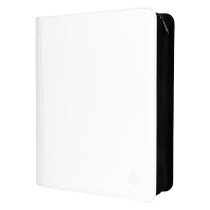 Top loader Binder, Holds 504 Top loaders, 9-Pocket Top Loader Binders with Sleeves for TCG & Sports Cards in 3'' x 4'' Top loaders -White - color: White