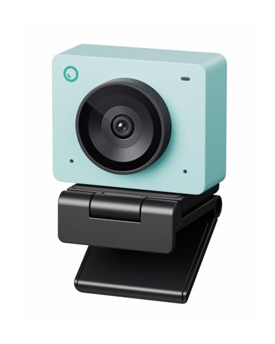 OBSBOT Meet SE 1080P 100FPS Webcam for PC, AI Framing Streaming Camera | 1/2.8" Sensor, Beauty Mode, Gesture Control, Staggered HDR, Web Camera for Desktop Computer, Laptop, Meeting.(Aurora Green) - color: Aurora Green