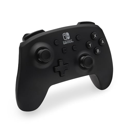 PowerA Wireless Controller - Nintendo Switch/Switch Lite/Switch-OLED Model, Nintendo Switch 2, Jet Black, Gamepad, Bluetooth, Motion Controls, Advanced Gaming Buttons, officially licensed - style: Jet Black